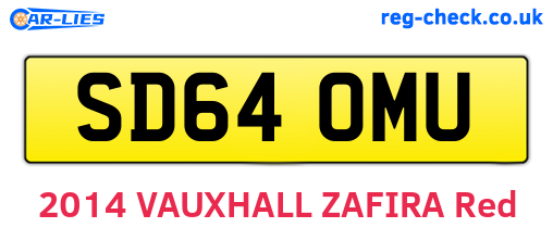 SD64OMU are the vehicle registration plates.