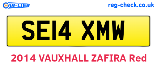SE14XMW are the vehicle registration plates.