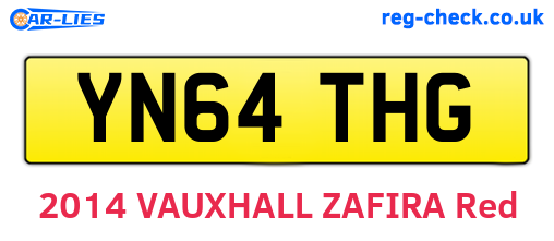 YN64THG are the vehicle registration plates.