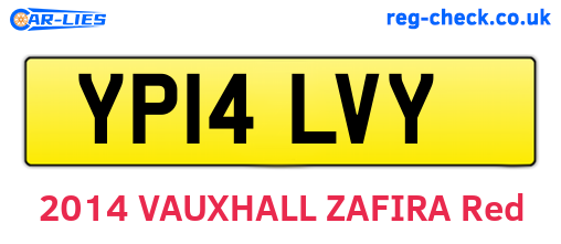 YP14LVY are the vehicle registration plates.