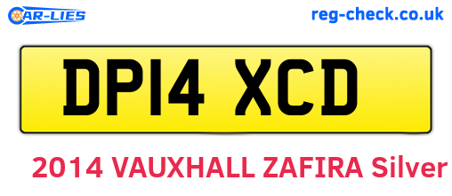 DP14XCD are the vehicle registration plates.