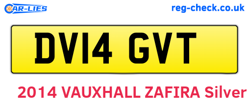 DV14GVT are the vehicle registration plates.