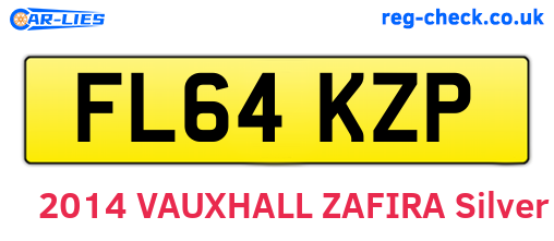 FL64KZP are the vehicle registration plates.