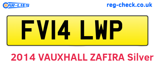 FV14LWP are the vehicle registration plates.