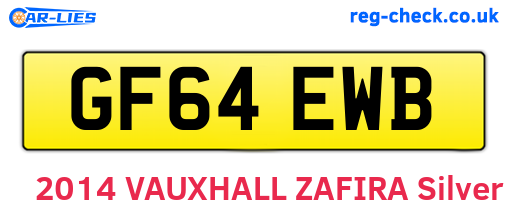 GF64EWB are the vehicle registration plates.