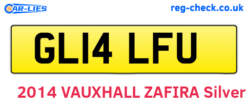 GL14LFU are the vehicle registration plates.