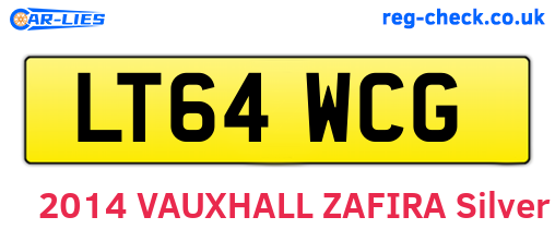LT64WCG are the vehicle registration plates.
