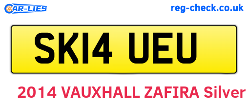 SK14UEU are the vehicle registration plates.