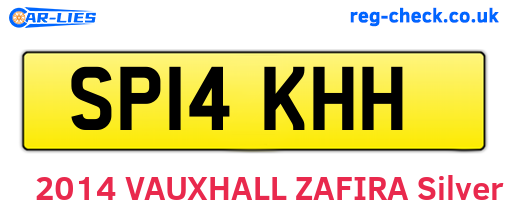 SP14KHH are the vehicle registration plates.