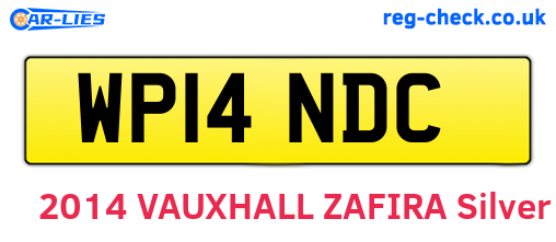 WP14NDC are the vehicle registration plates.