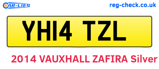 YH14TZL are the vehicle registration plates.