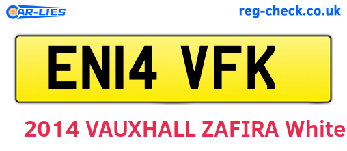 EN14VFK are the vehicle registration plates.