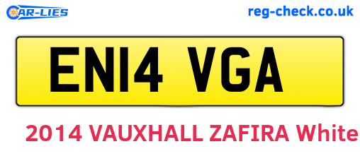 EN14VGA are the vehicle registration plates.
