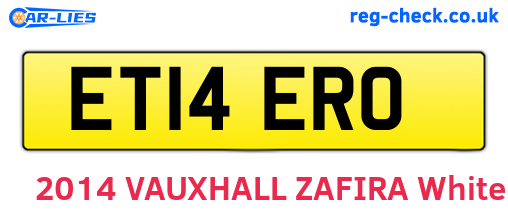 ET14ERO are the vehicle registration plates.