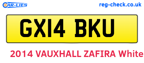 GX14BKU are the vehicle registration plates.