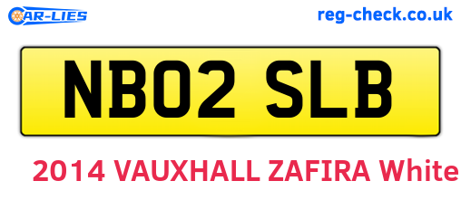 NB02SLB are the vehicle registration plates.