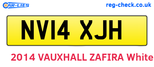 NV14XJH are the vehicle registration plates.