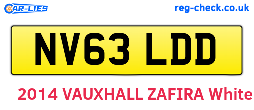NV63LDD are the vehicle registration plates.