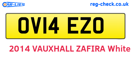OV14EZO are the vehicle registration plates.
