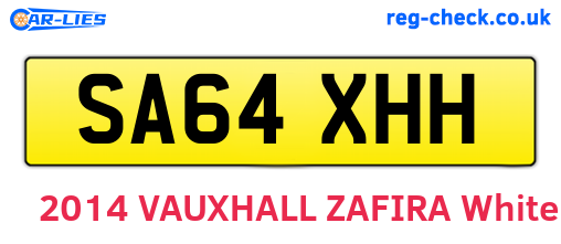 SA64XHH are the vehicle registration plates.