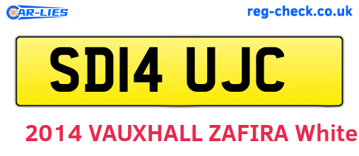 SD14UJC are the vehicle registration plates.