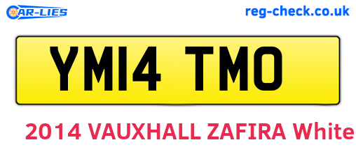YM14TMO are the vehicle registration plates.