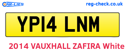 YP14LNM are the vehicle registration plates.
