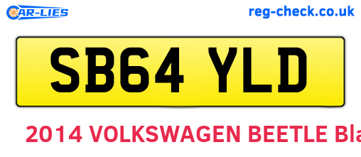 SB64YLD are the vehicle registration plates.