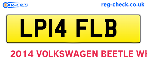 LP14FLB are the vehicle registration plates.