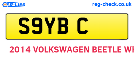 S9YBC are the vehicle registration plates.