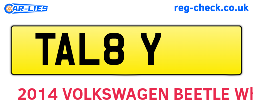 TAL8Y are the vehicle registration plates.