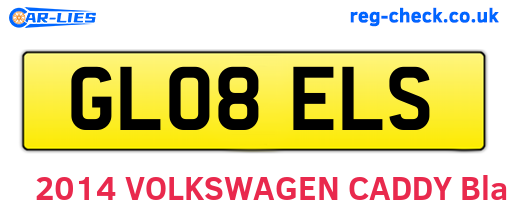 GL08ELS are the vehicle registration plates.