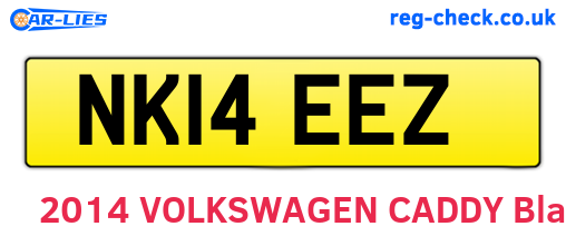 NK14EEZ are the vehicle registration plates.