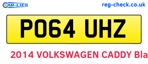 PO64UHZ are the vehicle registration plates.