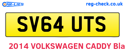 SV64UTS are the vehicle registration plates.