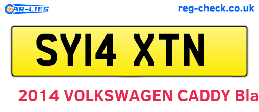 SY14XTN are the vehicle registration plates.