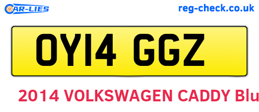 OY14GGZ are the vehicle registration plates.