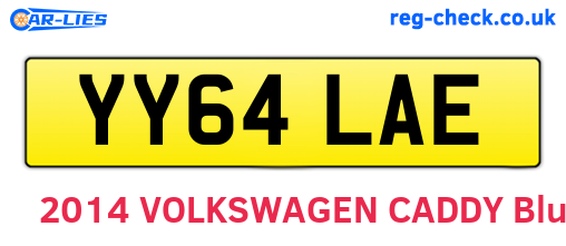 YY64LAE are the vehicle registration plates.