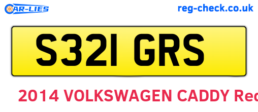 S321GRS are the vehicle registration plates.