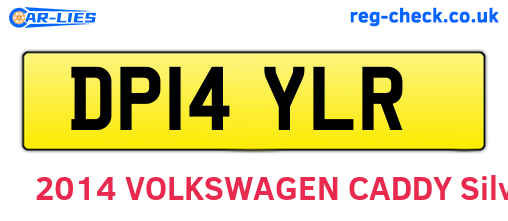 DP14YLR are the vehicle registration plates.