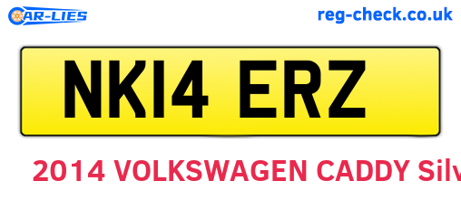NK14ERZ are the vehicle registration plates.