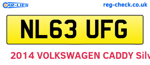 NL63UFG are the vehicle registration plates.
