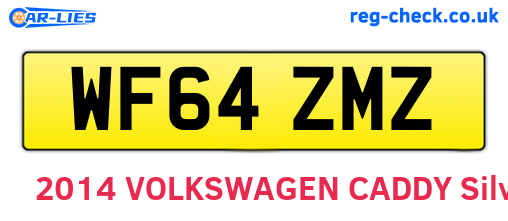 WF64ZMZ are the vehicle registration plates.
