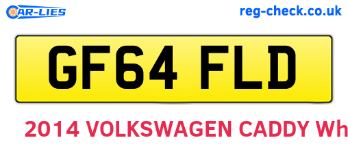 GF64FLD are the vehicle registration plates.