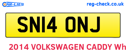 SN14ONJ are the vehicle registration plates.