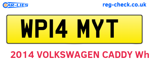 WP14MYT are the vehicle registration plates.