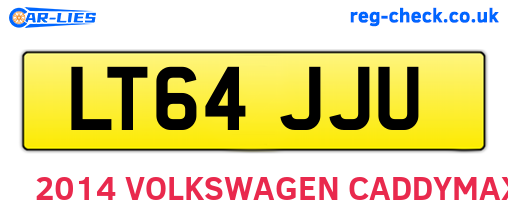 LT64JJU are the vehicle registration plates.