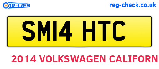 SM14HTC are the vehicle registration plates.
