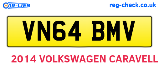 VN64BMV are the vehicle registration plates.