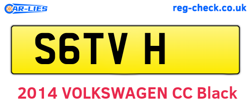 S6TVH are the vehicle registration plates.